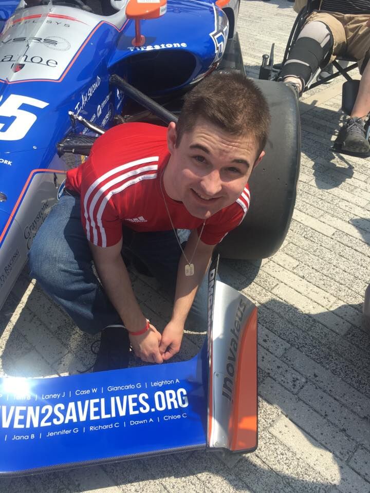 Leighton Akins Indy 500 car